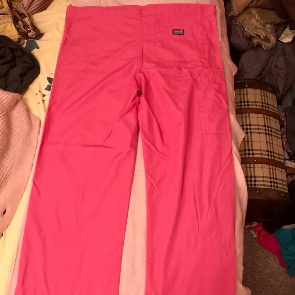 Bubblegum pink drawstring Cherokee scrubs pants